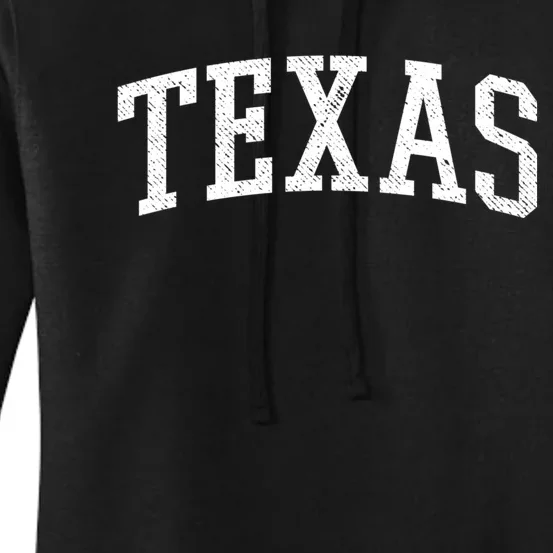 Varsity Distressed Texas Women's Pullover Hoodie