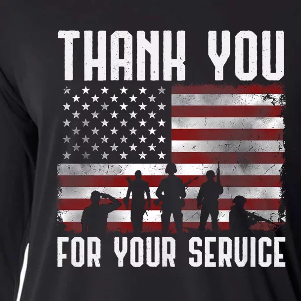 Veterans Day Thank You For Your Service Veterans Gifts Cooling Performance Long Sleeve Crew