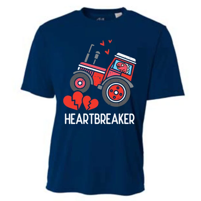 Valentines Day Tractor Heartbreaker Truck Cooling Performance Crew T-Shirt