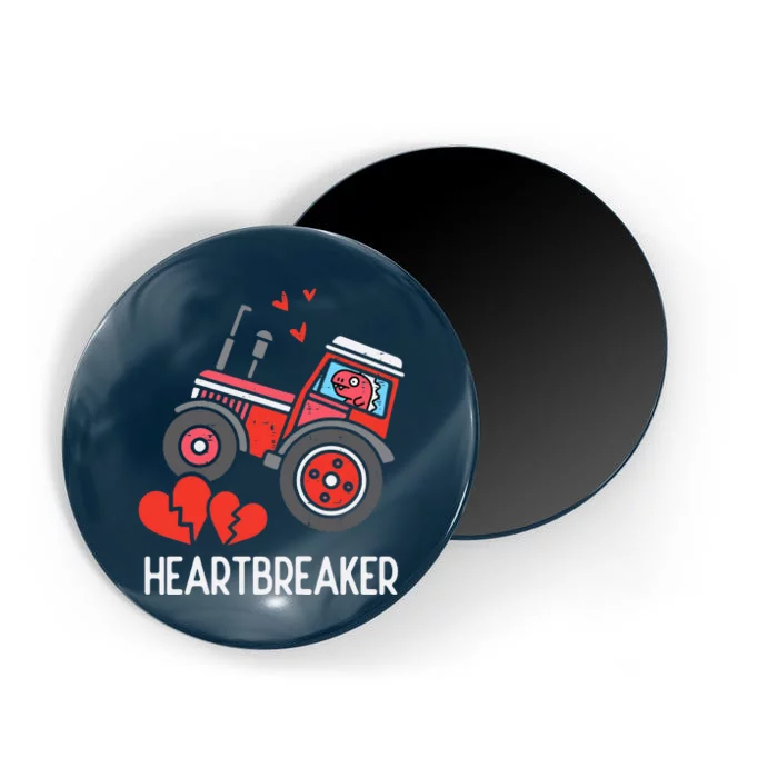 Valentines Day Tractor Heartbreaker Truck Magnet