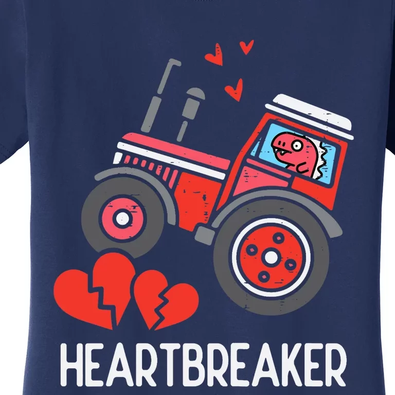 Valentines Day Tractor Heartbreaker Truck Women's T-Shirt