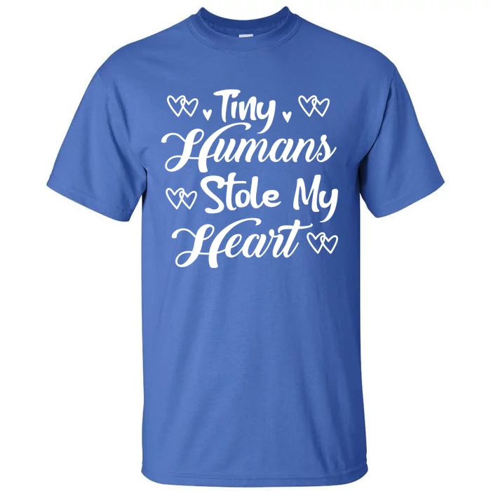 Valentines Day Teacher's Day Cute Preschool Eletary Heart Great Gift Tall T-Shirt