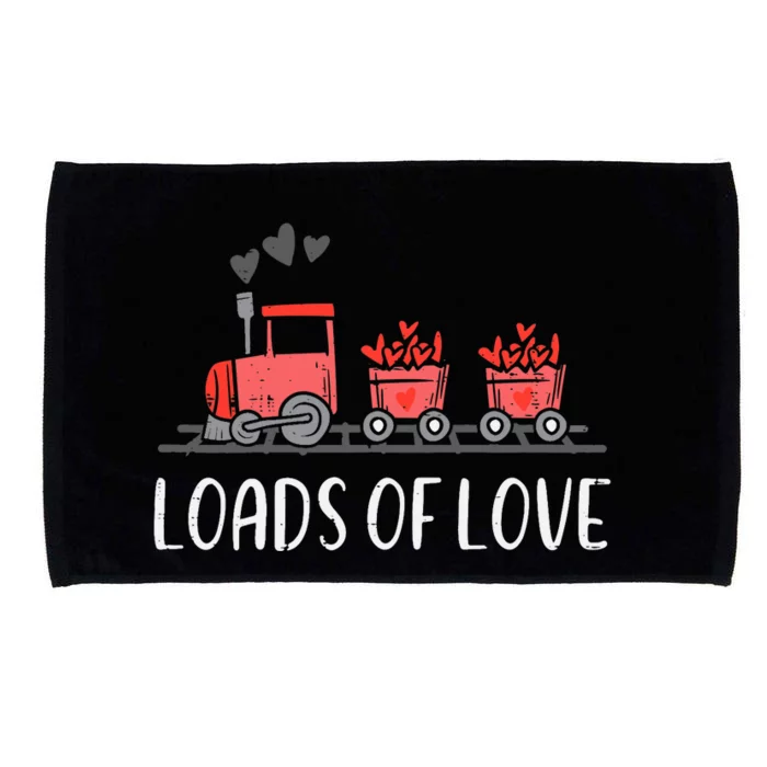 Valentines Day Train Loads Of Love Choo Microfiber Hand Towel