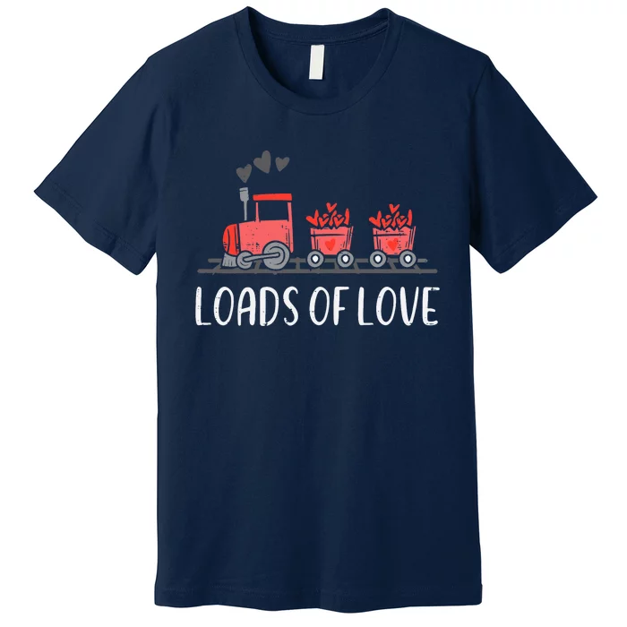 Valentines Day Train Loads Of Love Choo Premium T-Shirt