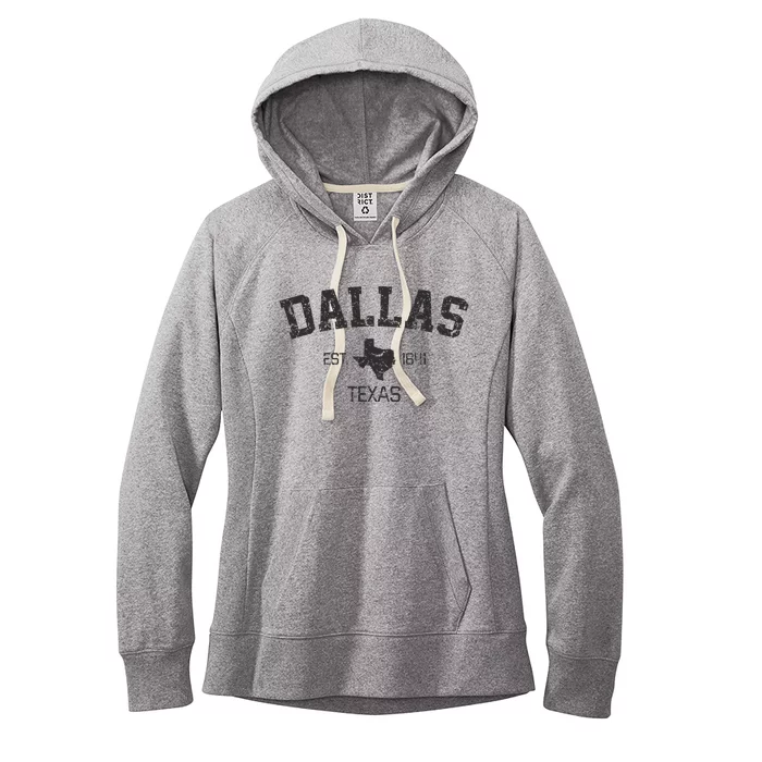 Vintage Dallas Texas Est. 1841 Souvenir Women's Fleece Hoodie