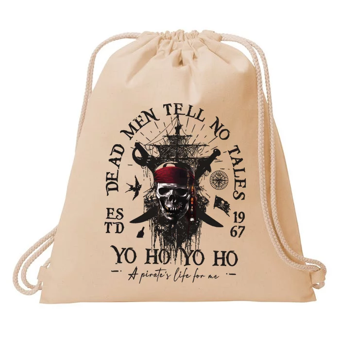 Vintage Dead Tell No Tales 1967 Drawstring Bag