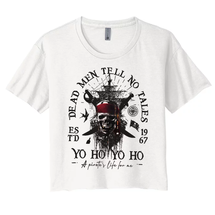 Vintage Dead Tell No Tales 1967 Women's Crop Top Tee