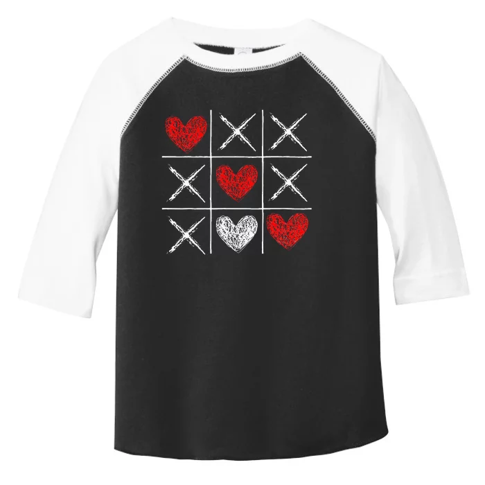 Valentines Day Tictactoe Xoxo Funny Valentine Gifts Toddler Fine Jersey T-Shirt