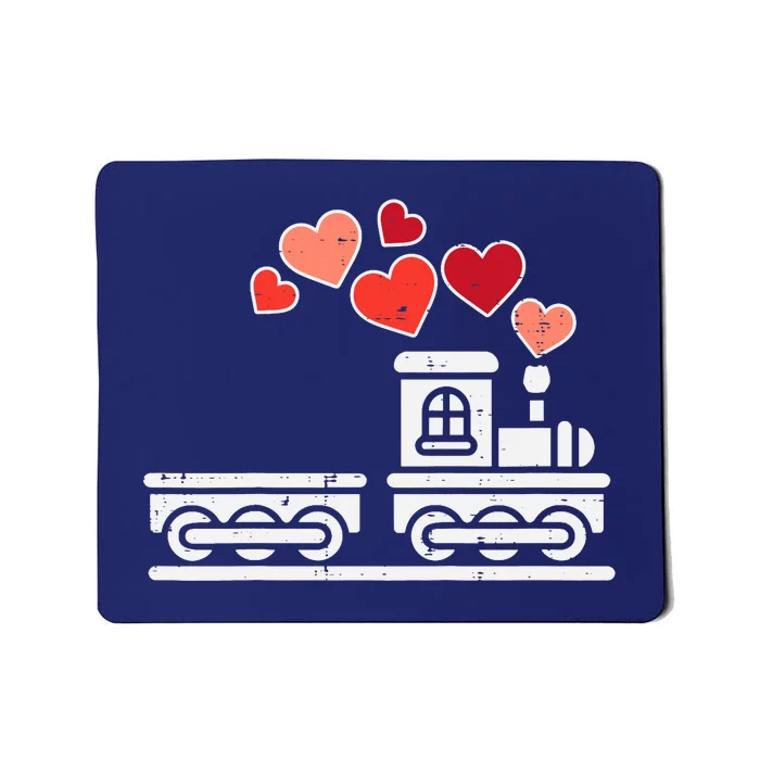 Valentines Day Train Hearts Choo Choo Boy Baby Mousepad