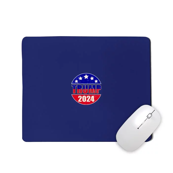 Vintage Donald Trump 2024 Front And Back Crest Front & Back Mousepad