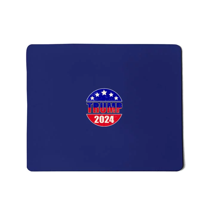 Vintage Donald Trump 2024 Front And Back Crest Front & Back Mousepad