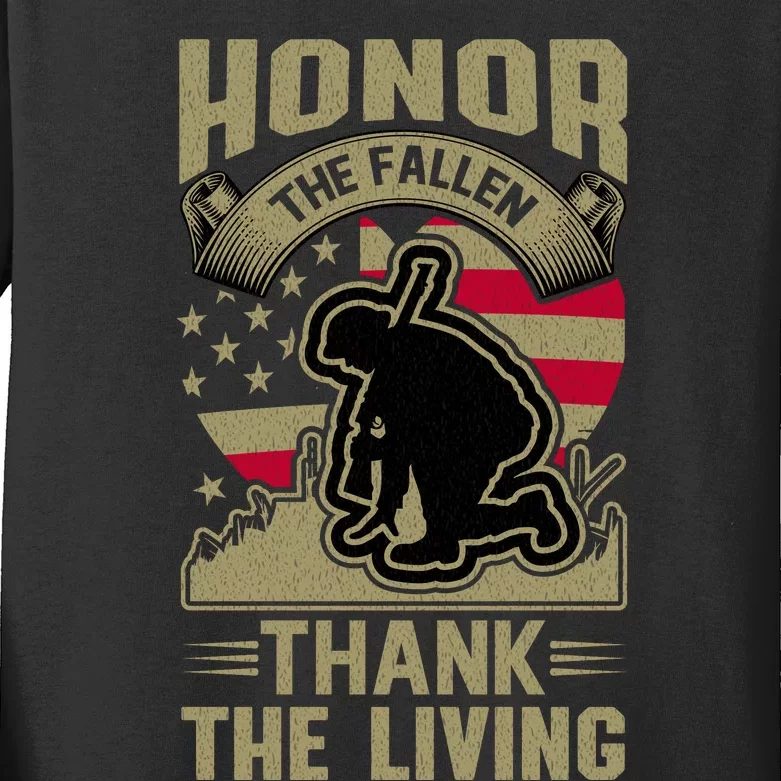 Veterans Day T Kids Long Sleeve Shirt