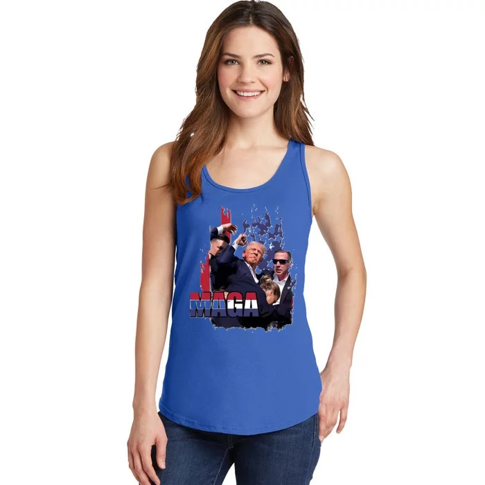 Vintage Donald Trump Maga Ladies Essential Tank