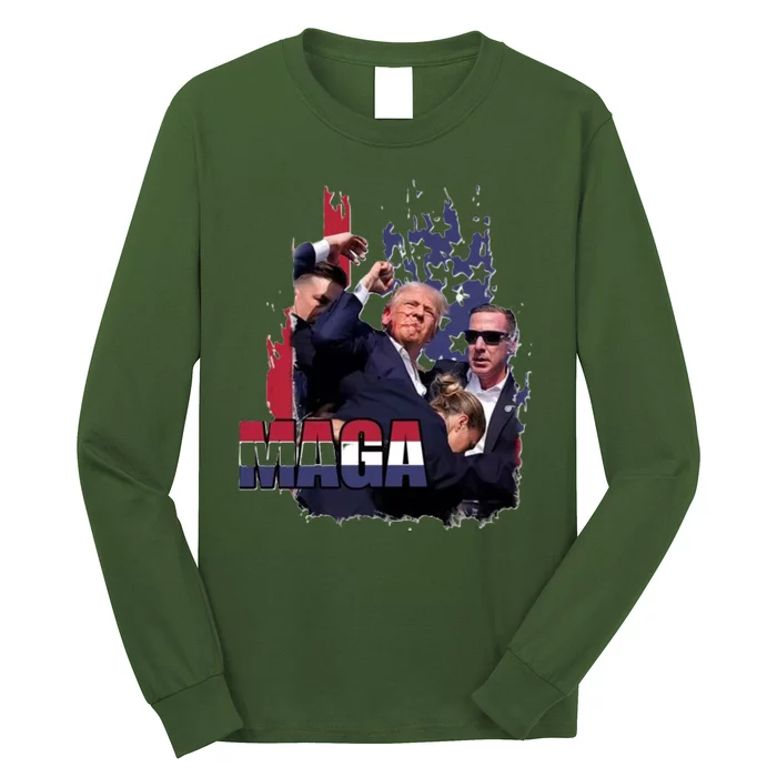 Vintage Donald Trump Maga Long Sleeve Shirt