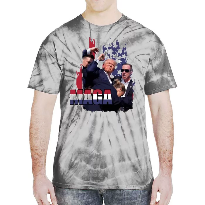 Vintage Donald Trump Maga Tie-Dye T-Shirt