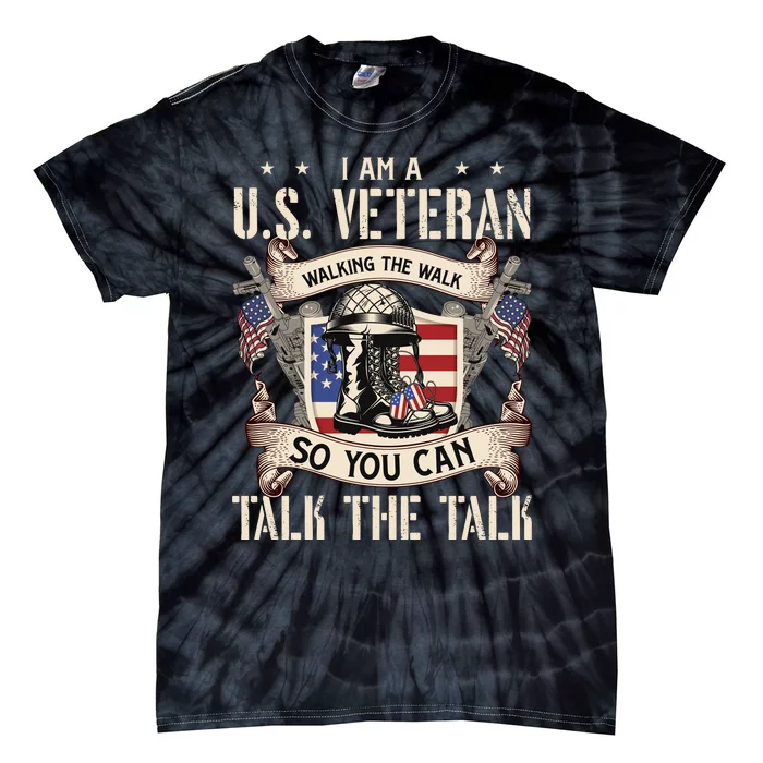 Veterans Day T Tie-Dye T-Shirt