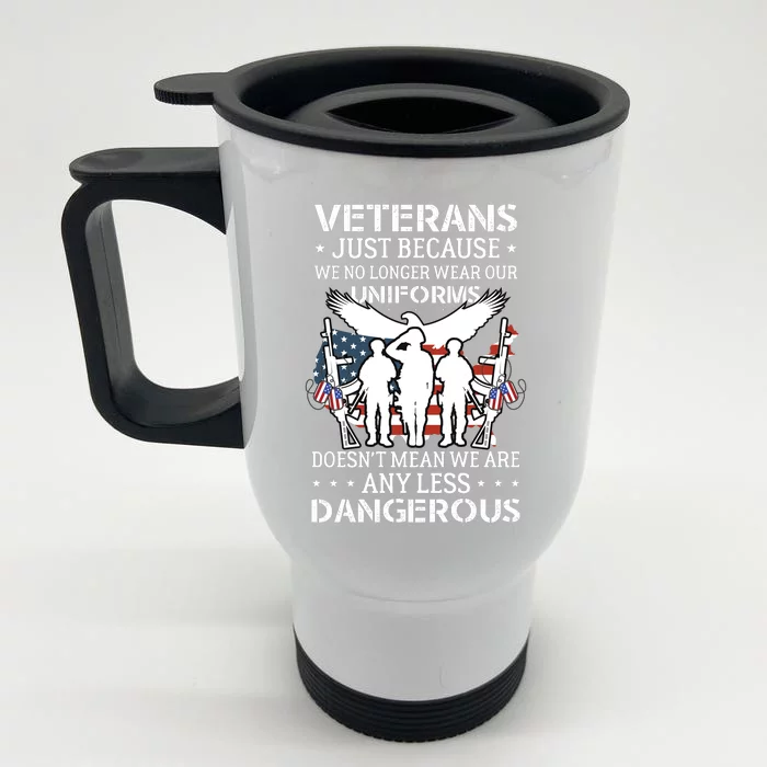 Veterans Day T Front & Back Stainless Steel Travel Mug