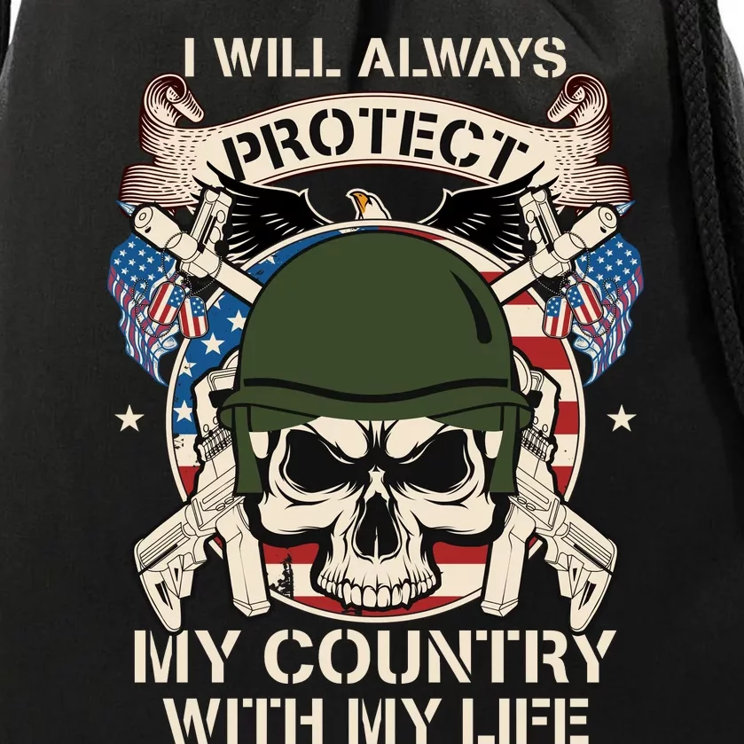 Veterans Day T Drawstring Bag