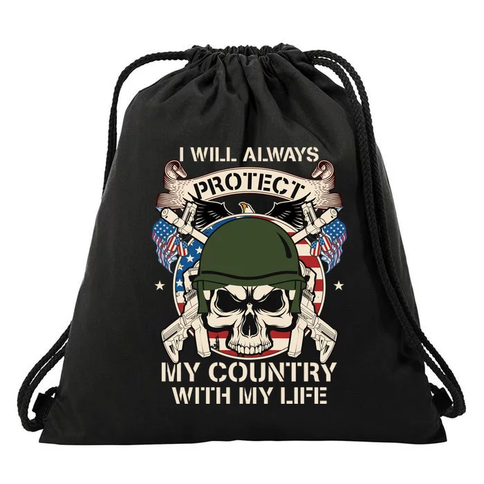 Veterans Day T Drawstring Bag