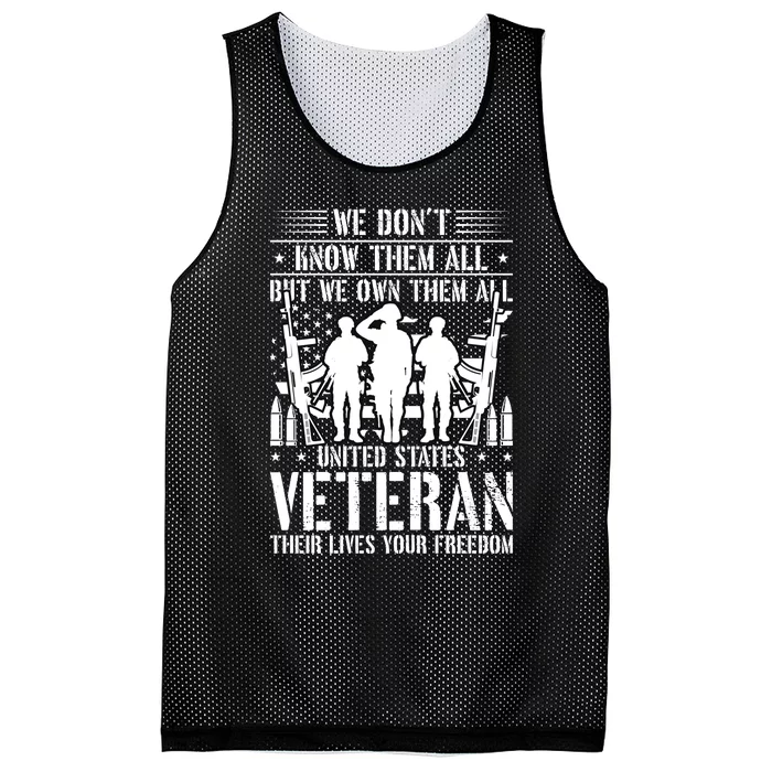 Veterans Day T Mesh Reversible Basketball Jersey Tank