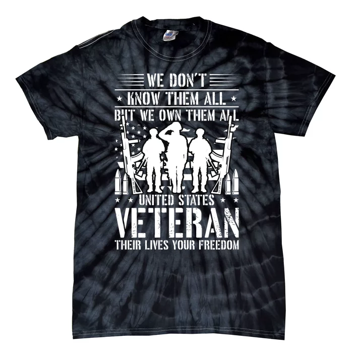 Veterans Day T Tie-Dye T-Shirt