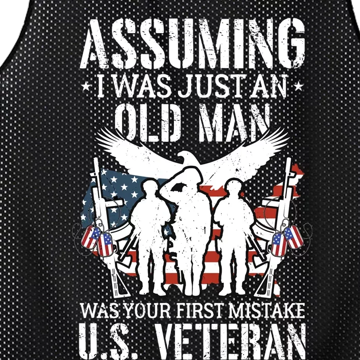 Veterans Day T Mesh Reversible Basketball Jersey Tank