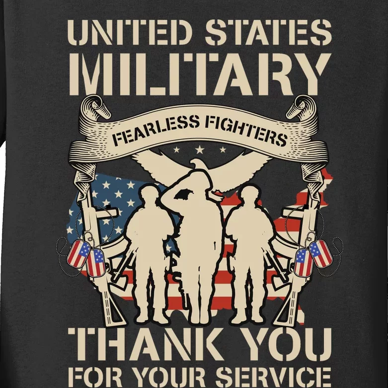 Veterans Day T Kids Long Sleeve Shirt