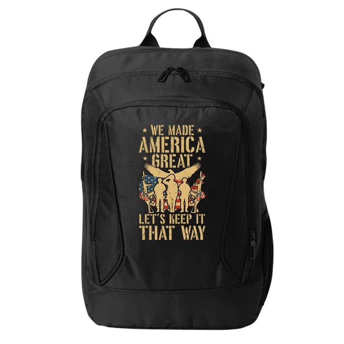 Veterans Day T City Backpack