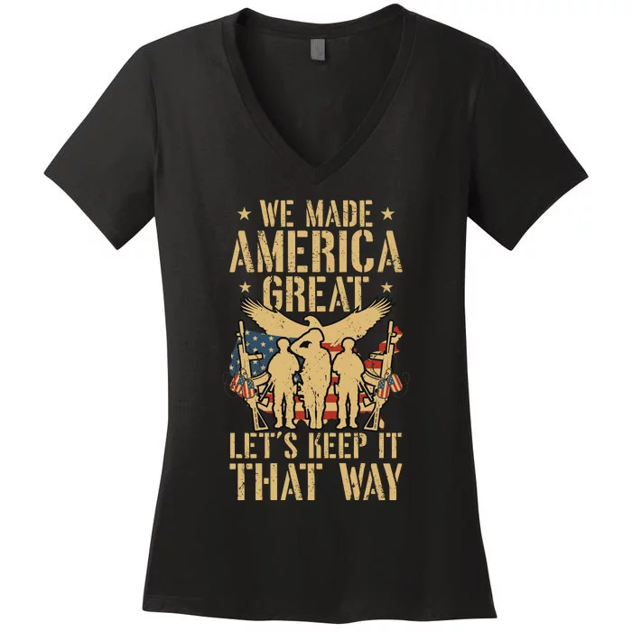 Veterans Day T Women's V-Neck T-Shirt