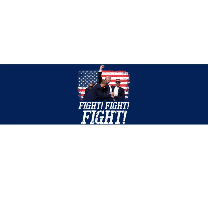 Vintage Donald Trump Fights Fired Fight Bumper Sticker