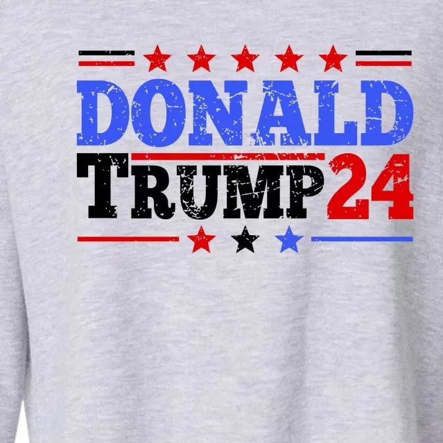 Vote Donald Trump 2024 Cropped Pullover Crew