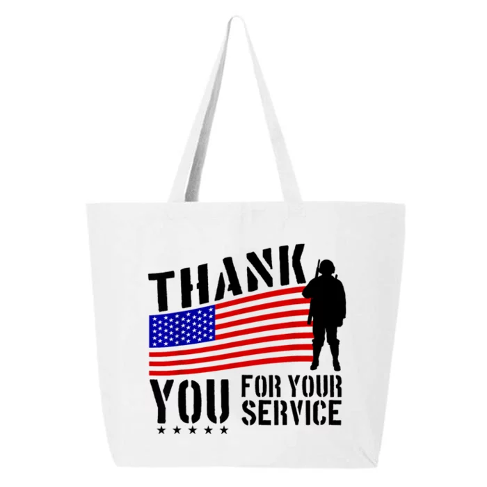 Veterans Day Thank You For Your Service 25L Jumbo Tote