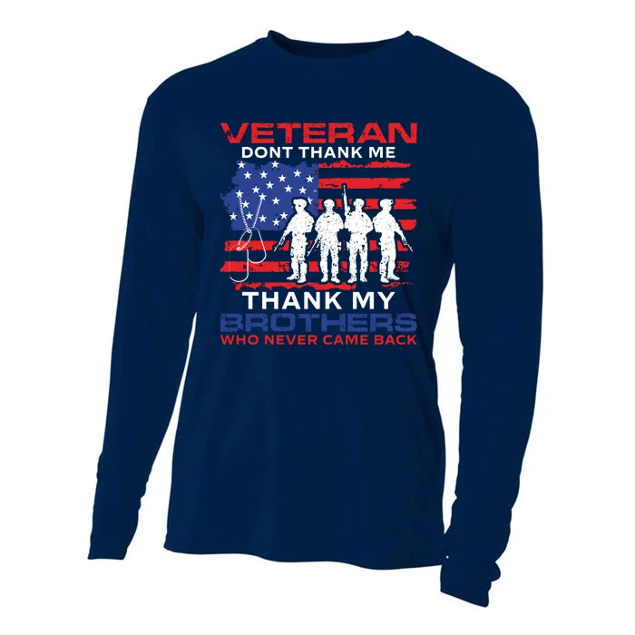 Veteran Don't Thank Me Cooling Performance Long Sleeve Crew