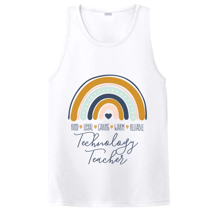 Valentines Day Technology Teacher Appreciation Gift Performance Tank