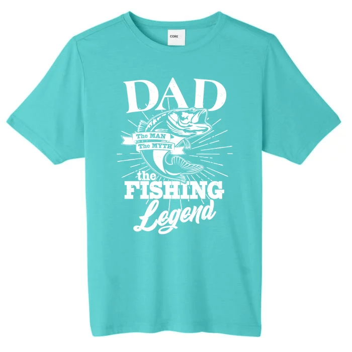 Vintage Dad The Man The Myth The Fishing Legend ChromaSoft Performance T-Shirt