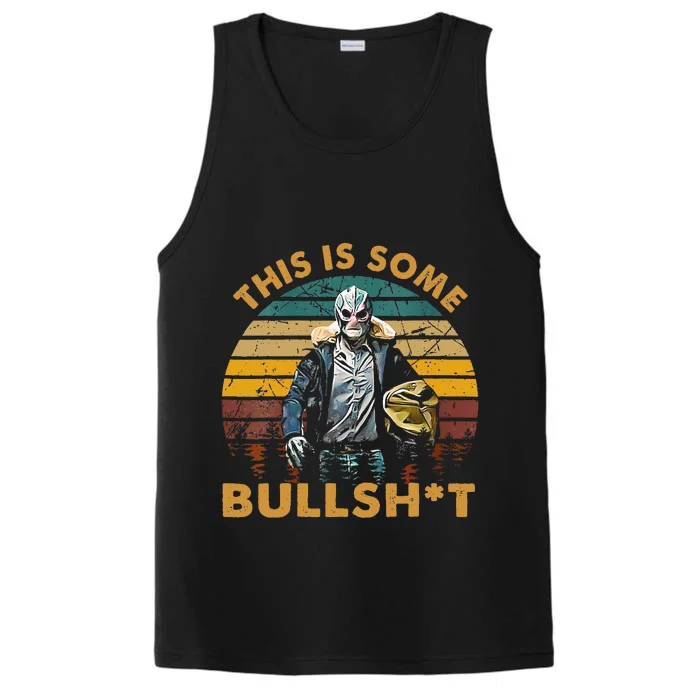 Vintage Design This Is Some Bullsht Performance Tank