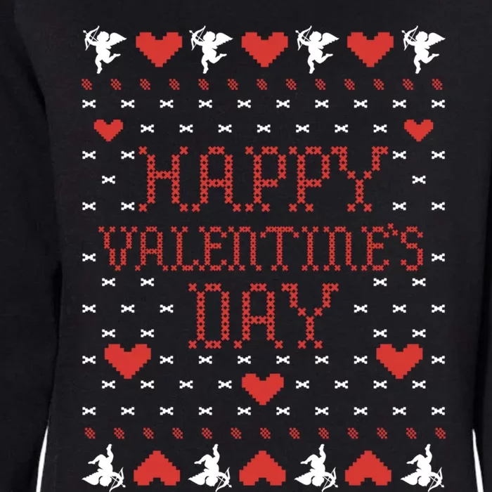 Valentine's Day Ugly Sweater Cute Gift Womens California Wash Sweatshirt