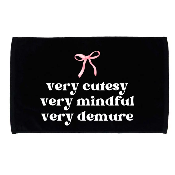 Very Demure Very Cutesy Very Mindful Microfiber Hand Towel