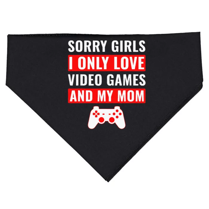 Valentines Day Video Games USA-Made Doggie Bandana