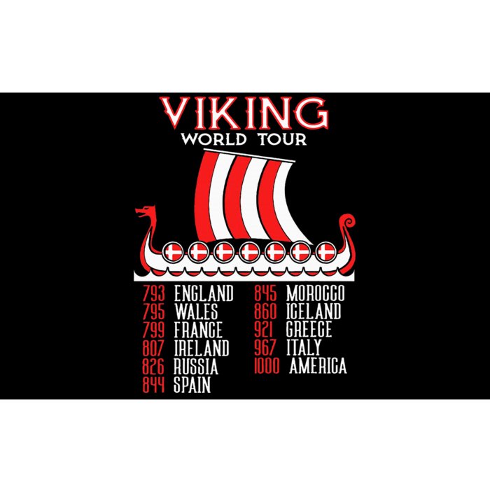 Viking Denmark Viking Ship Longship Vikings Bumper Sticker