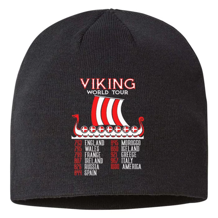 Viking Denmark Viking Ship Longship Vikings 8 1/2in Sustainable Knit Beanie