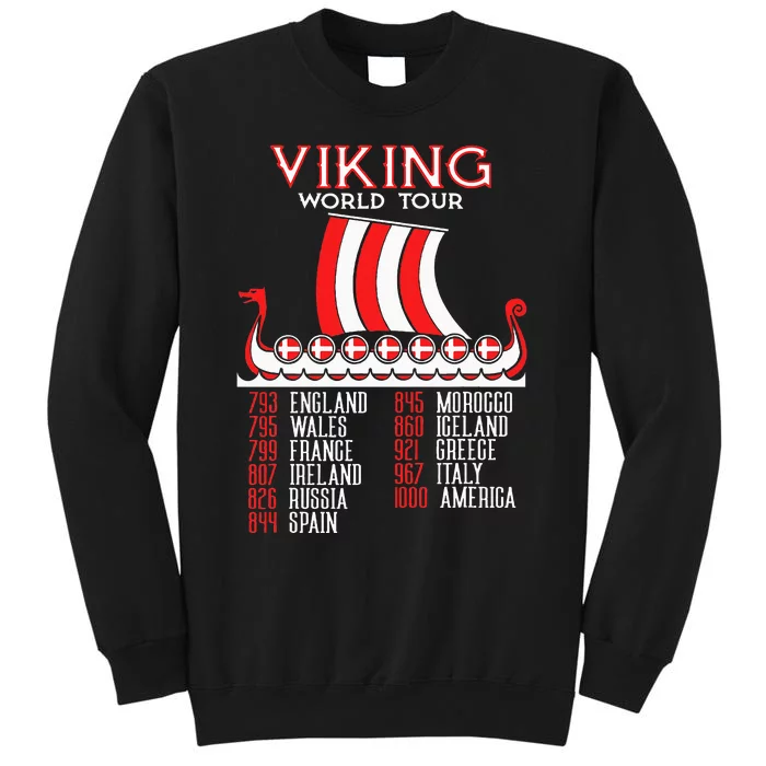 Viking Denmark Viking Ship Longship Vikings Tall Sweatshirt