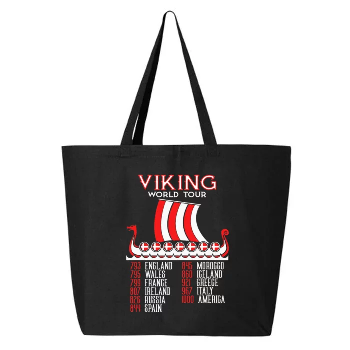 Viking Denmark Viking Ship Longship Vikings 25L Jumbo Tote