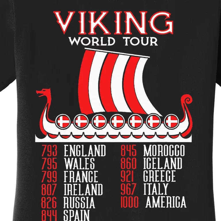 Viking Denmark Viking Ship Longship Vikings Women's T-Shirt