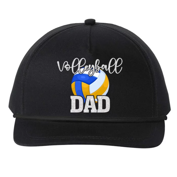 Volleyball Dad Vintage Volleyball Family Matching Great Gift Snapback Five-Panel Rope Hat