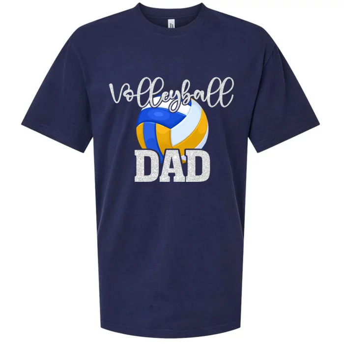 Volleyball Dad Vintage Volleyball Family Matching Great Gift Sueded Cloud Jersey T-Shirt