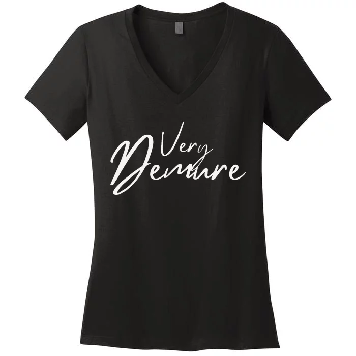 Very Demure Women's V-Neck T-Shirt