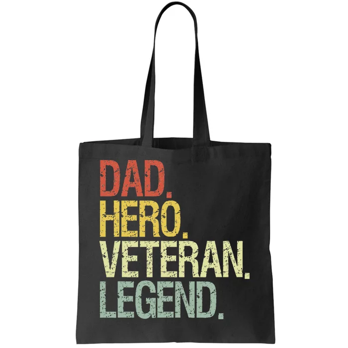 Veteran Dad Tote Bag