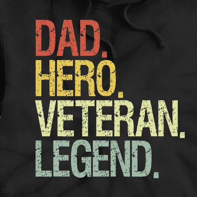 Veteran Dad Tie Dye Hoodie