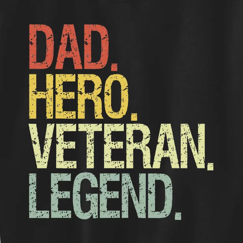 Veteran Dad Kids Sweatshirt